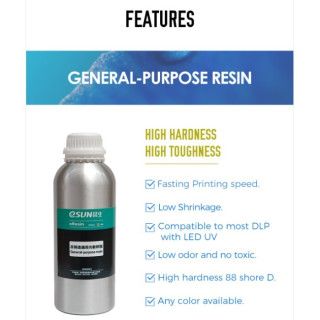 eSUN Standard Resin 500 ML Bottle for DLP MSLA LCD 3D Printer - Stock Terbaru